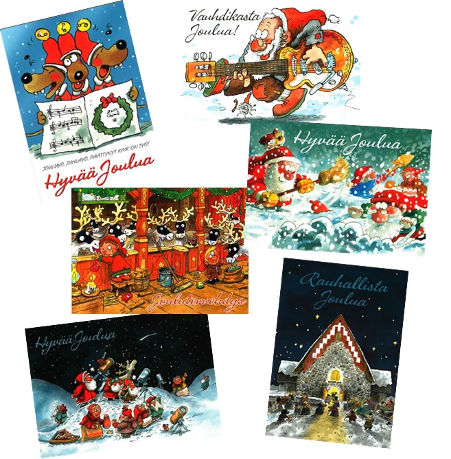 Mauri Kunnaksen joulukorttipaketti 2016